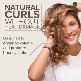 NYK1 Heatless Curlers displayed with satin material