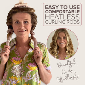 NYK1 Heatless Curlers in use overnight