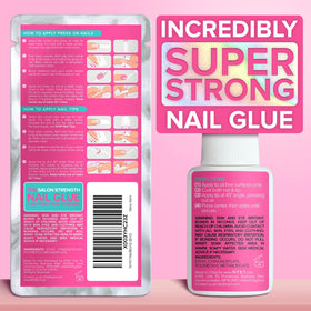 NYK1 Super Strong Nail Glue 8ml on a vanity table