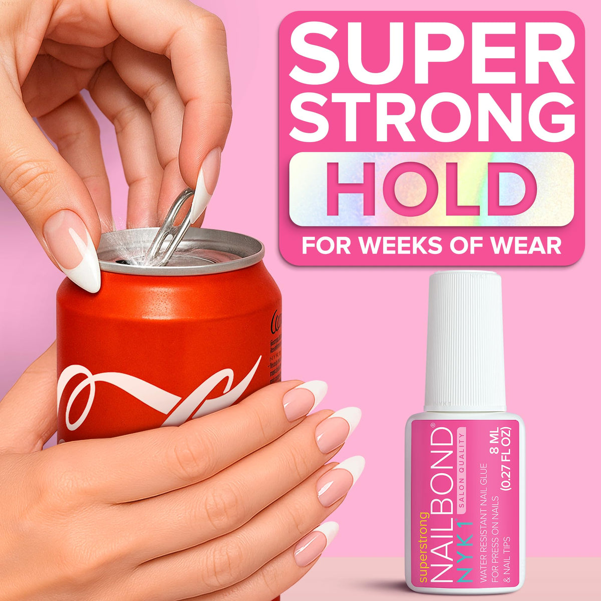 NYK1 Super Strong Nail Glue 8ml packaging details