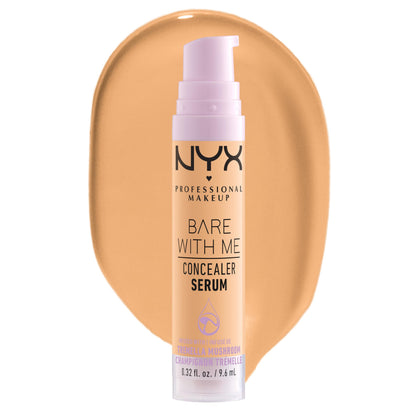 NYX Bare With Me Concealer Serum Golden front view with pump