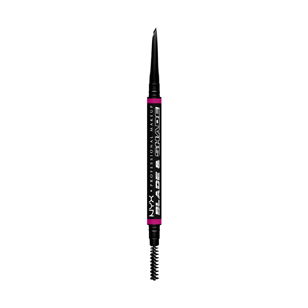 NYX Blade & Shade Brow Pencil in black, front view