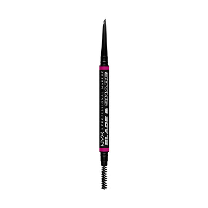 NYX Blade & Shade Brow Pencil in black, front view