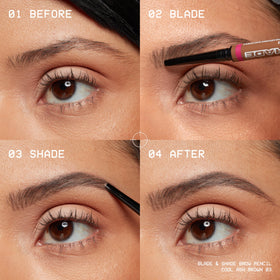 NYX Blade & Shade Brow Pencil packaging and product display