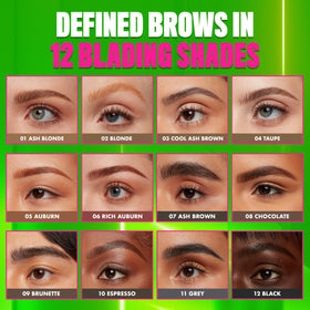 NYX Brow Pencil application demonstration