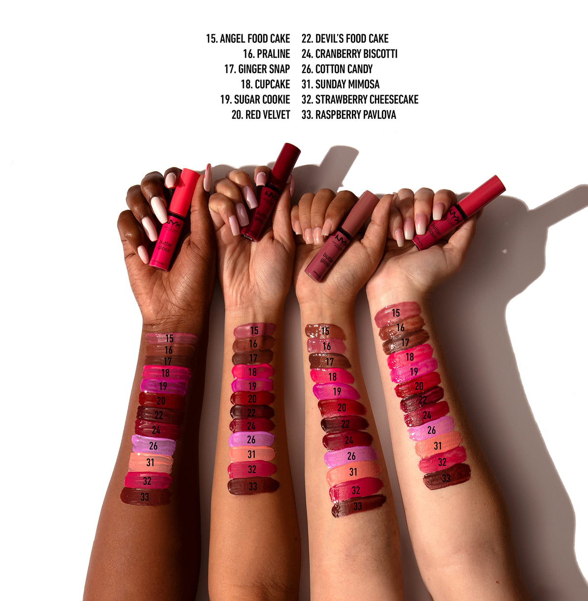 NYX Butter Gloss in Madeleine with applicator