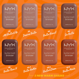 NYX Buttermelt Bronzer ingredients list