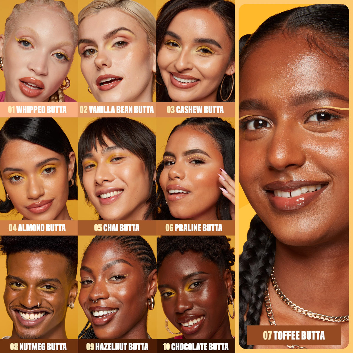 NYX Buttermelt Glaze Skin Tint on a vanity