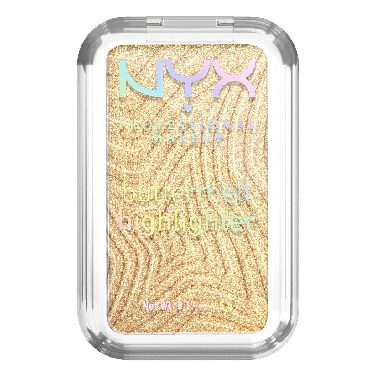 NYX Buttermelt Highlighter Light Gold front view