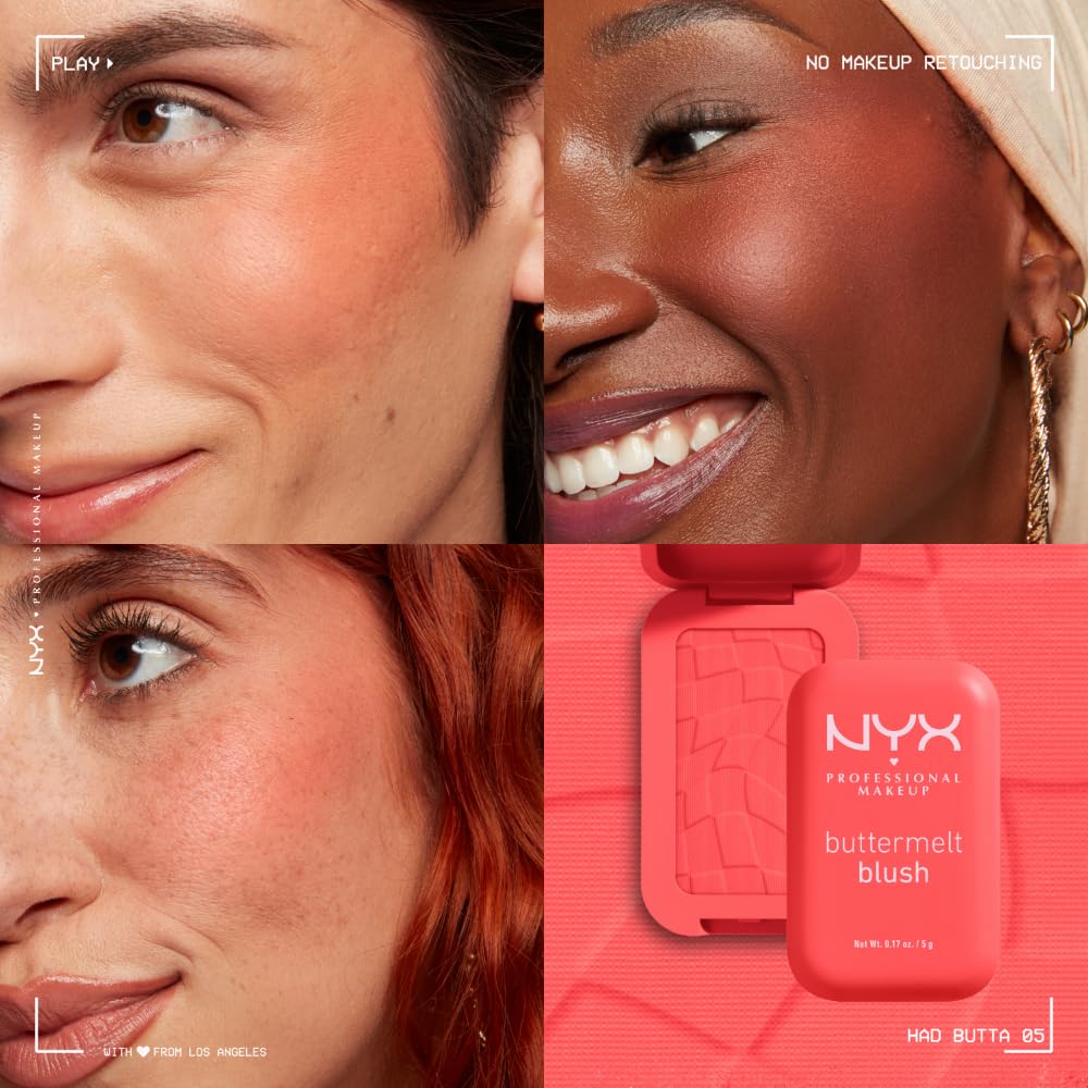 NYX Buttermelt Powder Blush in various shades