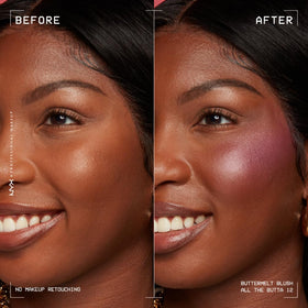 NYX Buttermelt Powder Blush packaging with ingredients