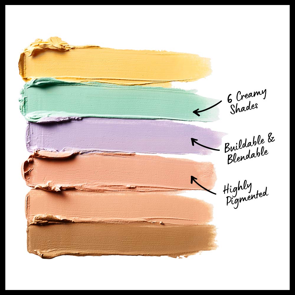 NYX Color Correcting Concealer Palette with six shades displayed