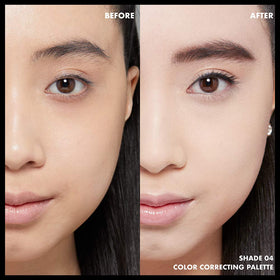 NYX Color Correcting Palette in use on model's skin