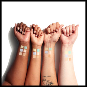 NYX concealer palette showing texture and finish