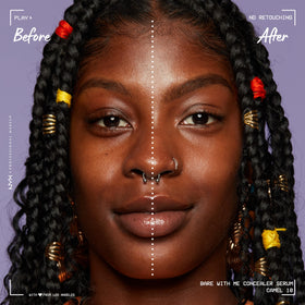 NYX Concealer Serum Camel on skin swatch