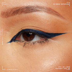 NYX Epic Ink Eyeliner application on eyelid