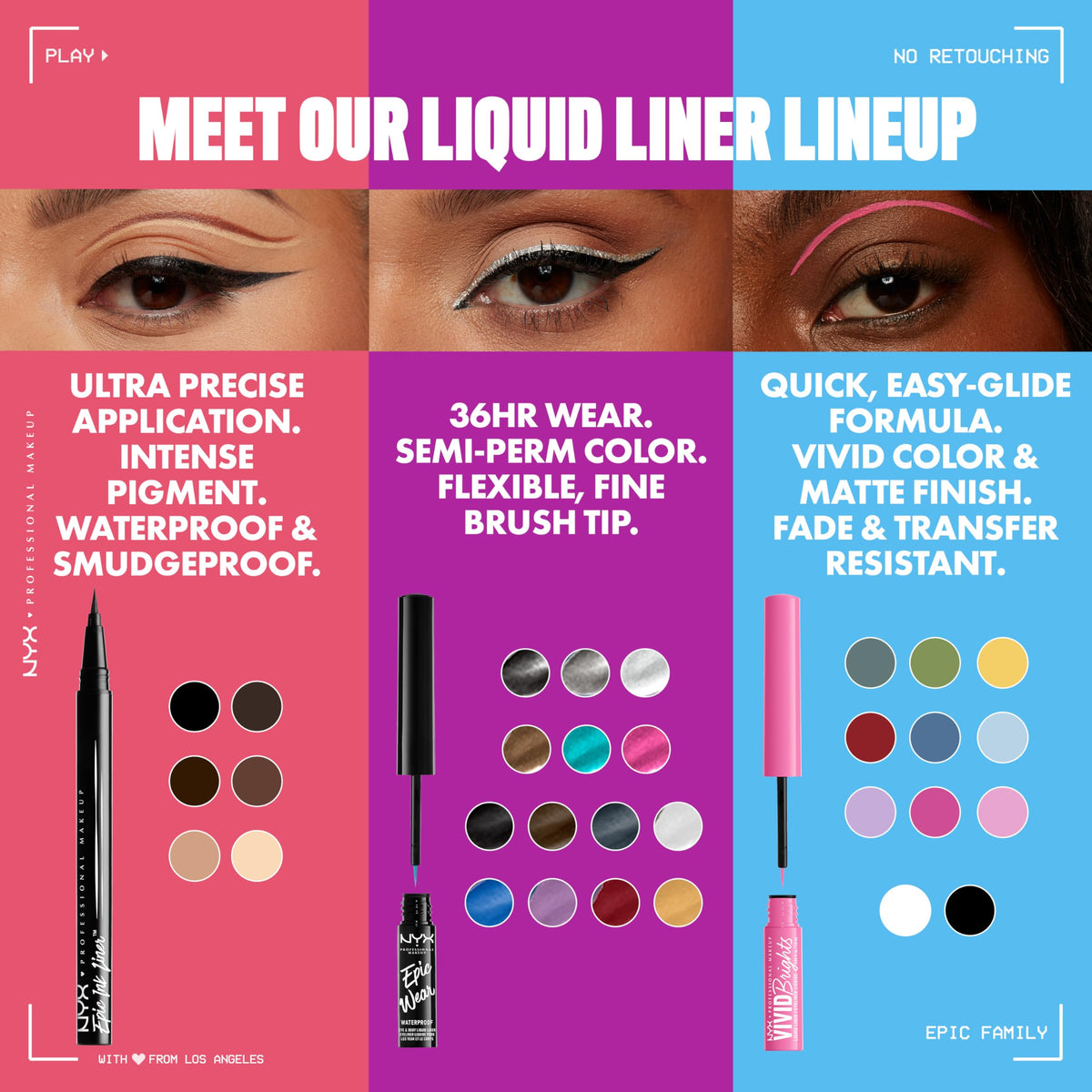 NYX Epic Ink Liner box with product details