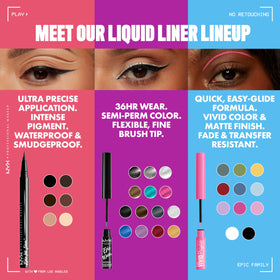 NYX Epic Ink Liner box with product details