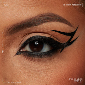 NYX Epic Ink Liner in use on model's eye