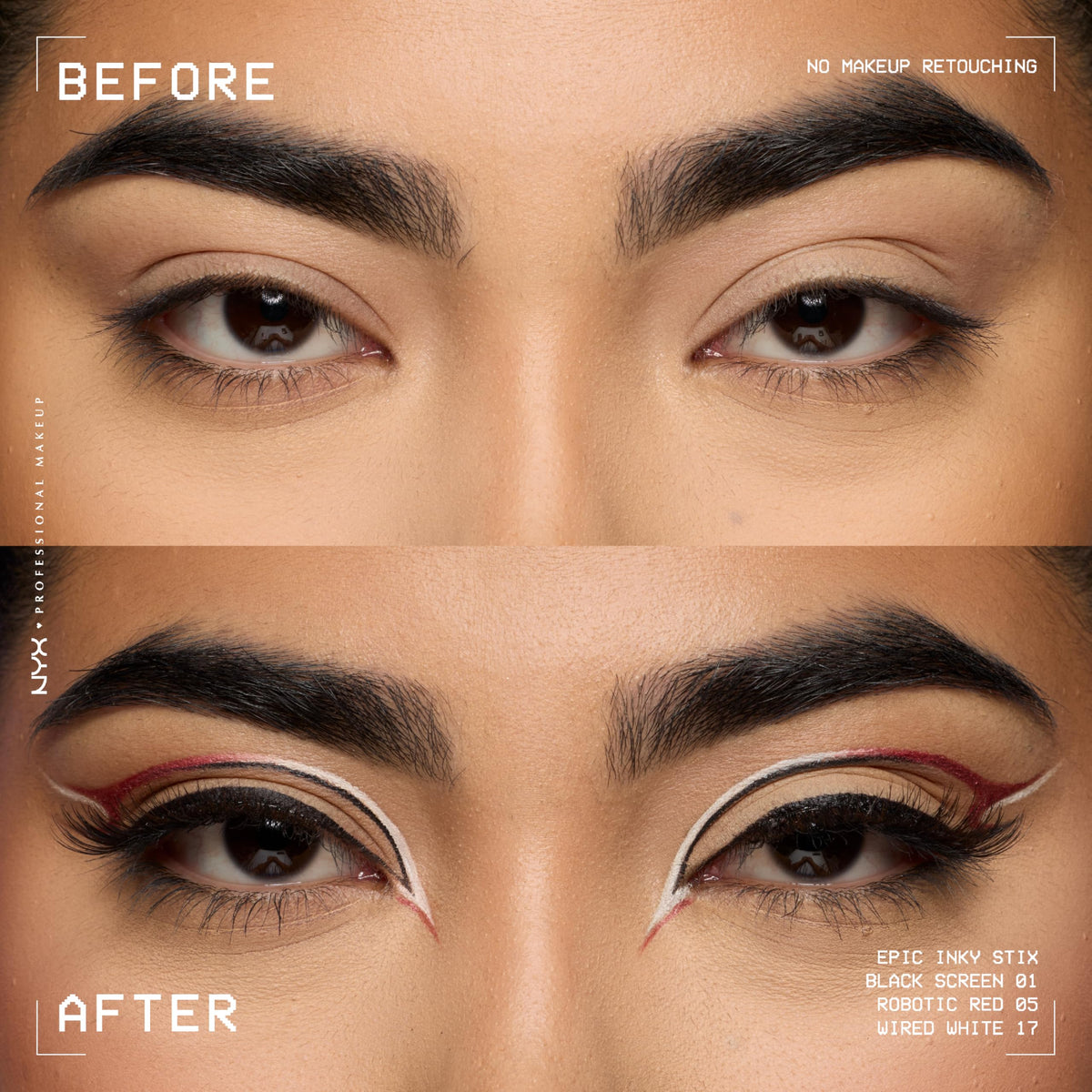 NYX Epic Inky Stix Eyeliner displayed on a vanity