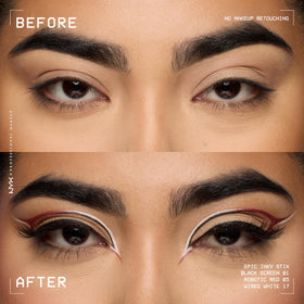 NYX Epic Inky Stix Eyeliner displayed on a vanity