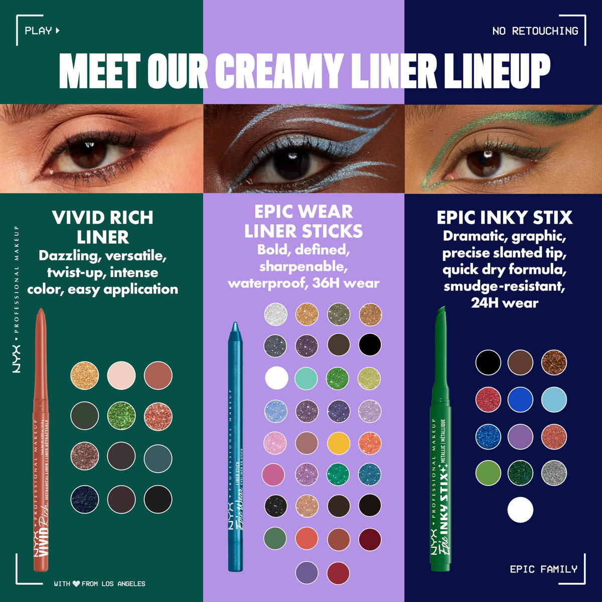 NYX Epic Inky Stix Eyeliner Robotic Red side view