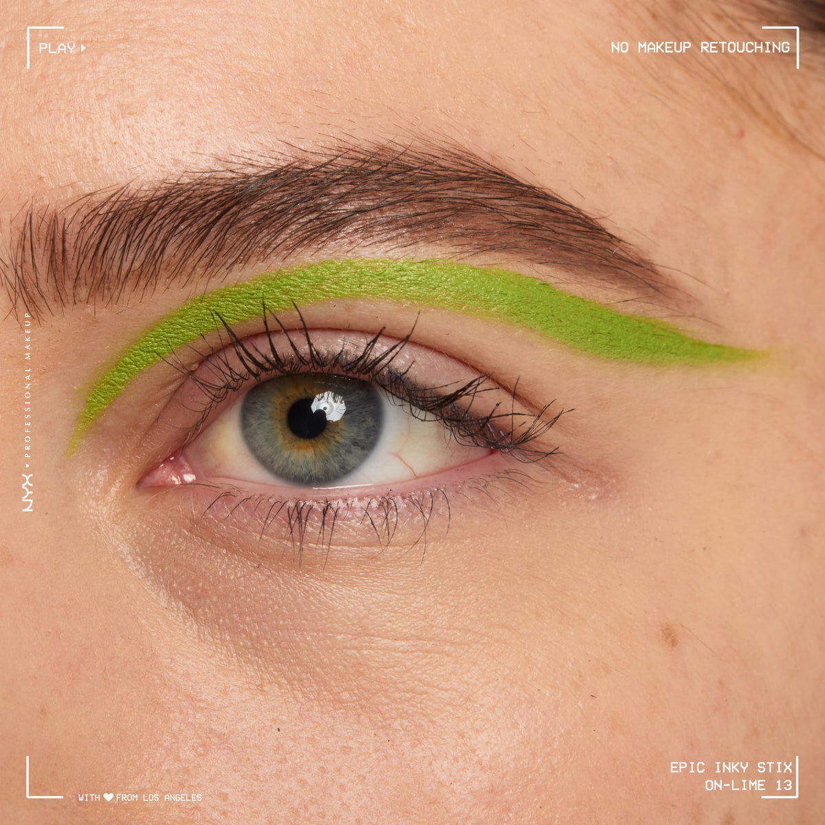 NYX Epic Inky Stix Eyeliner showing precise slanted tip