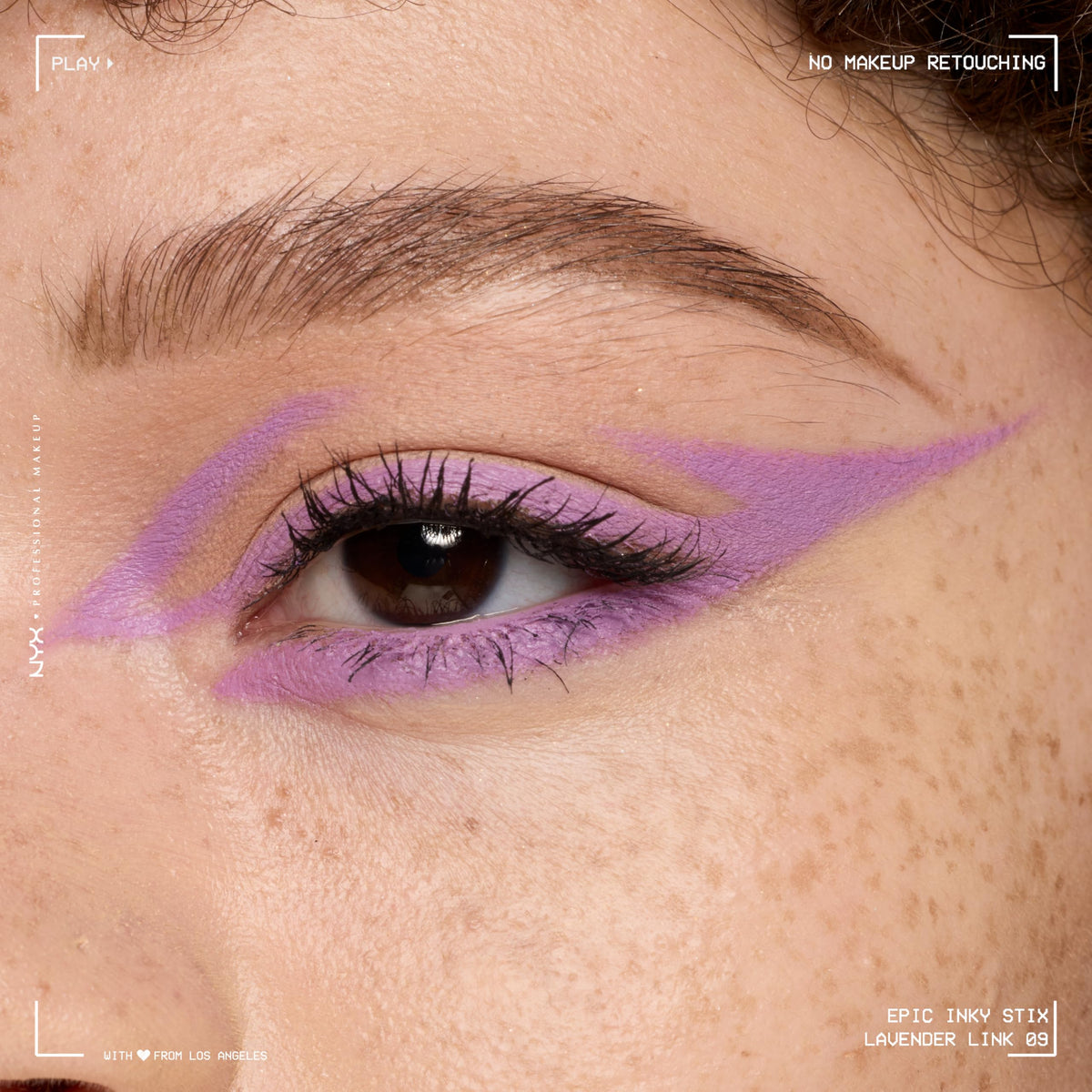 NYX Epic Inky Stix Eyeliner showing slanted tip for precise application