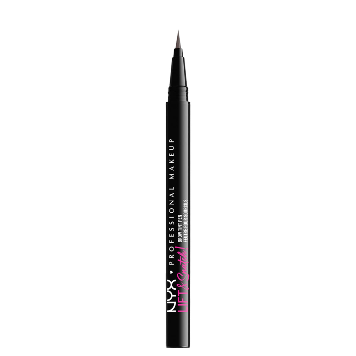 NYX eyebrow pen Gray Black in hand for application