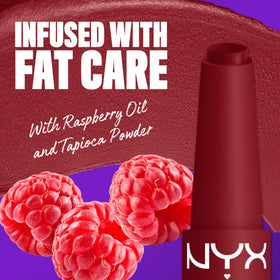 NYX Fat Matte Lipstick Berry Smooth in packaging