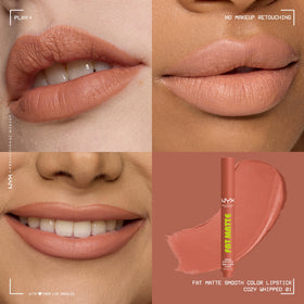 NYX Fat Matte Lipstick Cozy Whipped packaging
