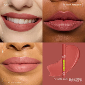 NYX Fat Matte Lipstick Mauve Cloud side view