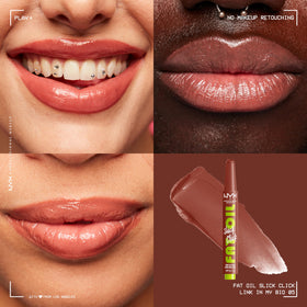 NYX Fat Oil Lip Balm click-up mechanism close-up