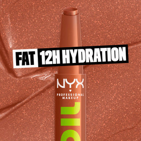 NYX Fat Oil Slick Click Lip Balm click mechanism close-up