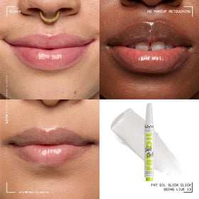 NYX Fat Oil Slick Click Lip Balm click-up packaging detail