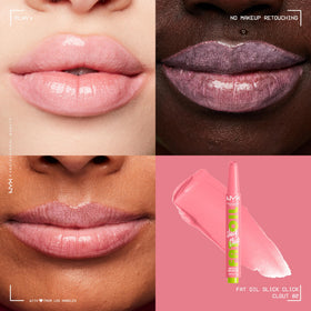 NYX Fat Oil Slick Click Lip Balm Clout click-up packaging