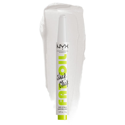 NYX Fat Oil Slick Click Lip Balm front view in Going Live shade