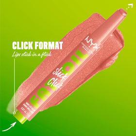 NYX Fat Oil Slick Click Lip Balm Group Chat (Nude) click mechanism