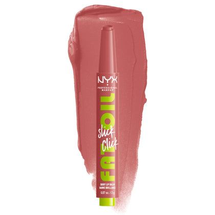 NYX Fat Oil Slick Click Lip Balm in Caption This (Nude) front view