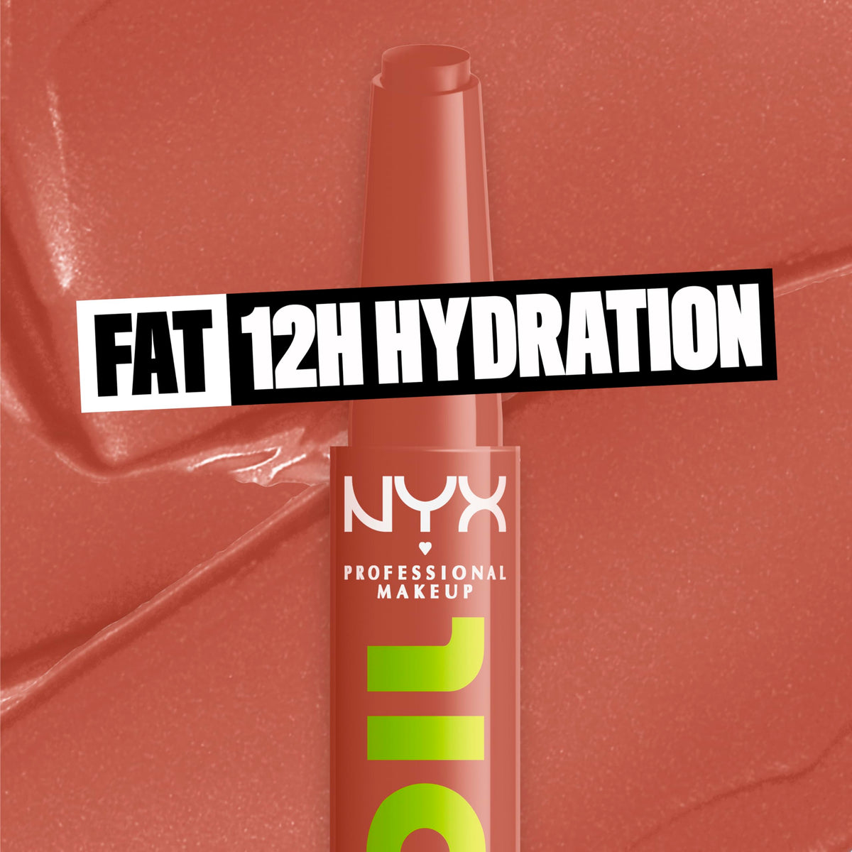 NYX Fat Oil Slick Click Lip Balm in lifestyle setting