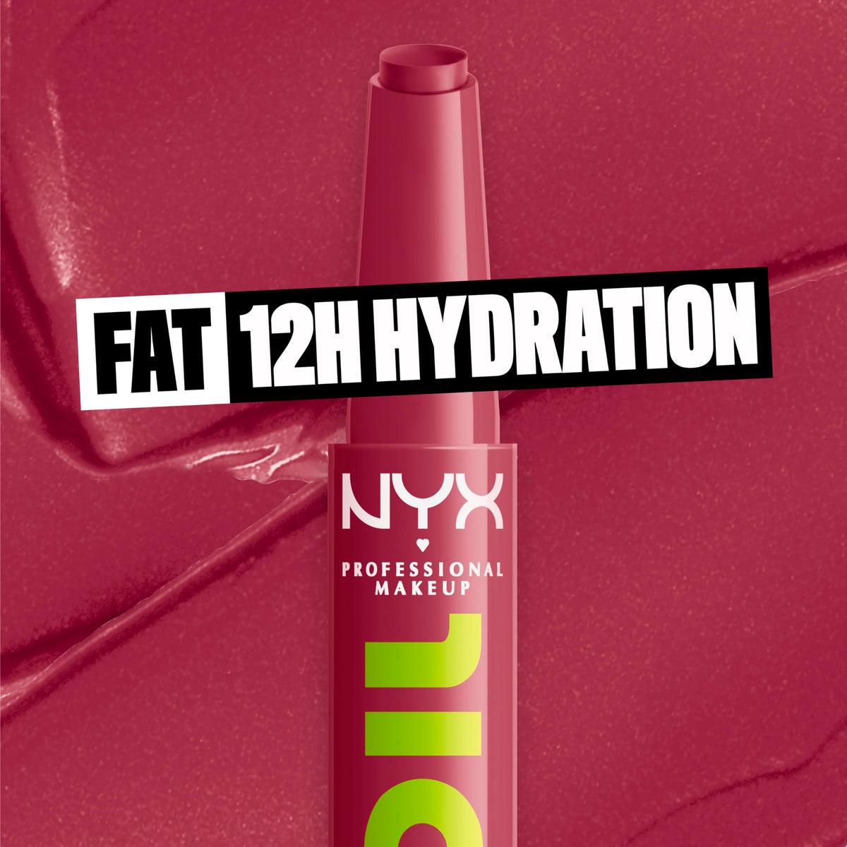 NYX Fat Oil Slick Click Lip Balm in the Drafts shade
