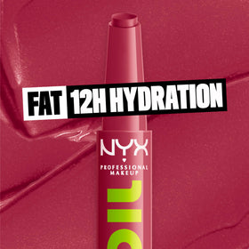 NYX Fat Oil Slick Click Lip Balm in the Drafts shade