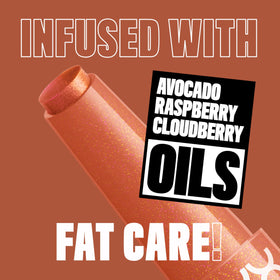 NYX Fat Oil Slick Click Lip Balm swatched on skin