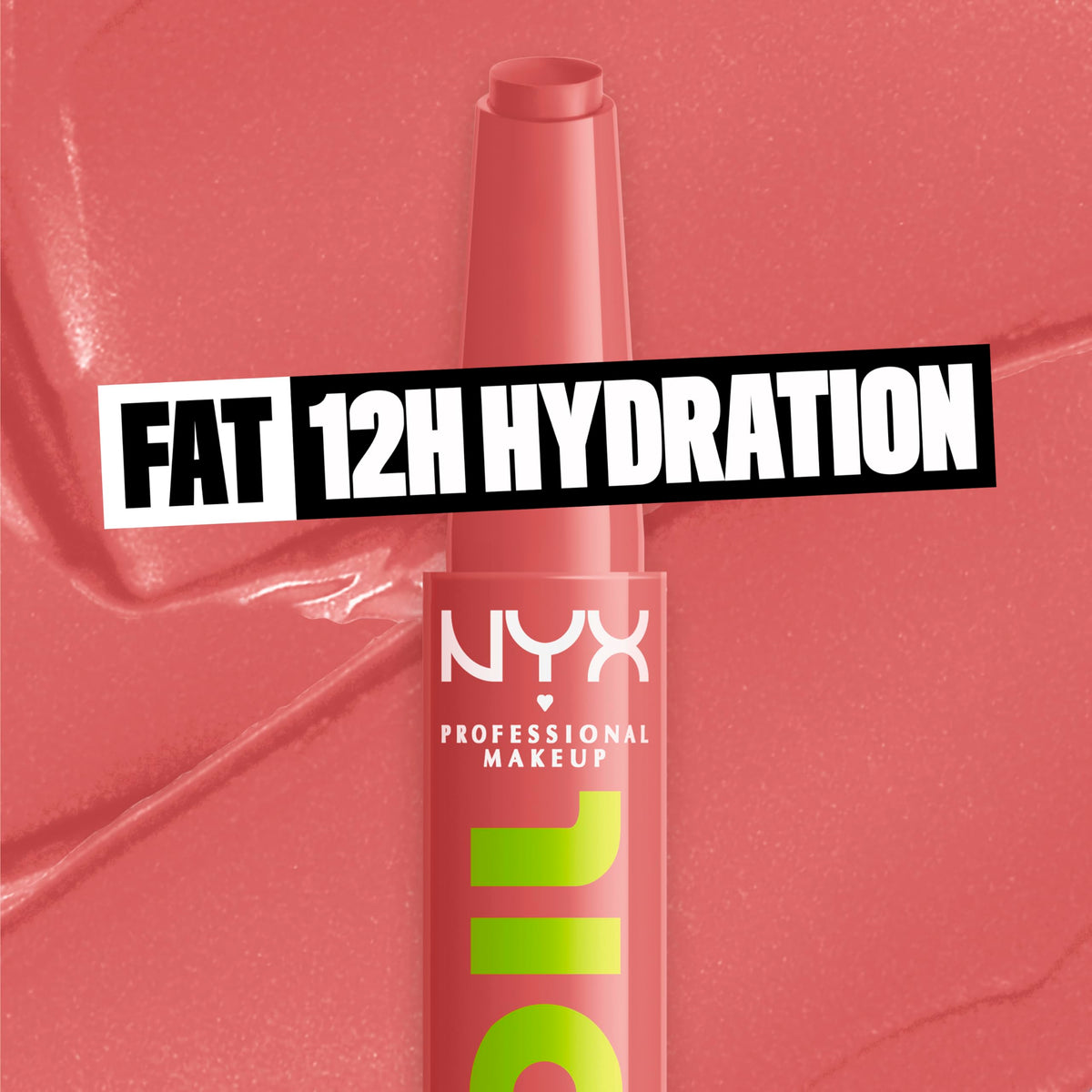 NYX Fat Oil Slick Click Lip Balm with avocado and raspberry oils