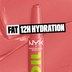 NYX Fat Oil Slick Click Lip Balm with avocado and raspberry oils