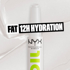 NYX Fat Oil Slick Click Lip Balm with raspberry and cloudberry oils