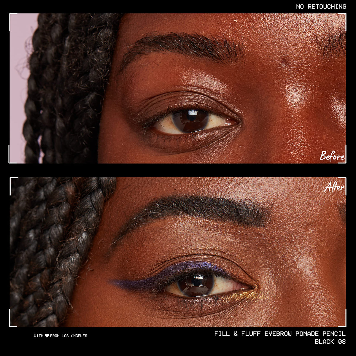 NYX Fill & Fluff Eyebrow Pomade Pencil packaging
