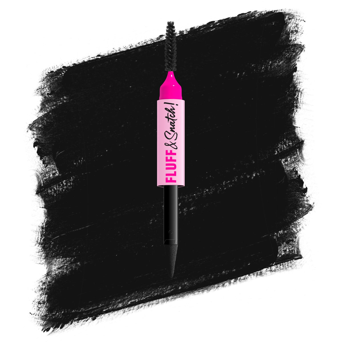 NYX Fluff & Snatch Brow Powder Pen in Black, front view