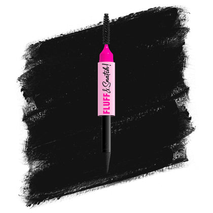 NYX Fluff & Snatch Brow Powder Pen in Black, front view
