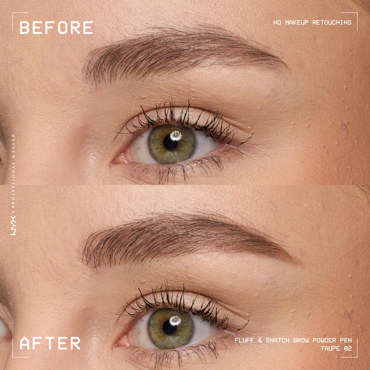 NYX Fluff & Snatch Brow Powder Pen with other NYX products